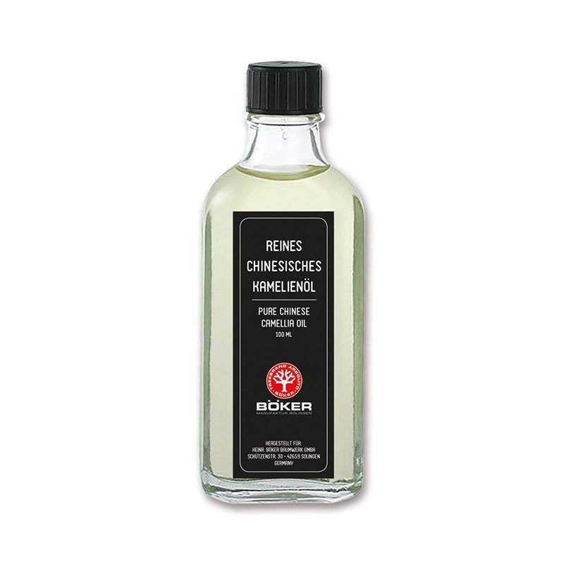 Olio Protettivo per Rasoi a Mano Libera Boker di Camellia 100ml