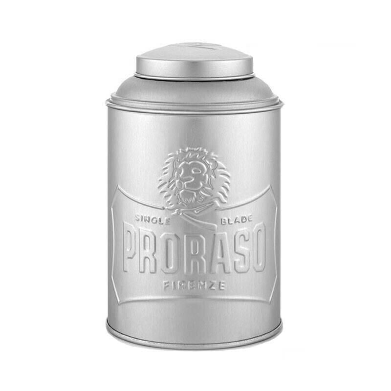Contenitore in Alluminio Proraso per Talco