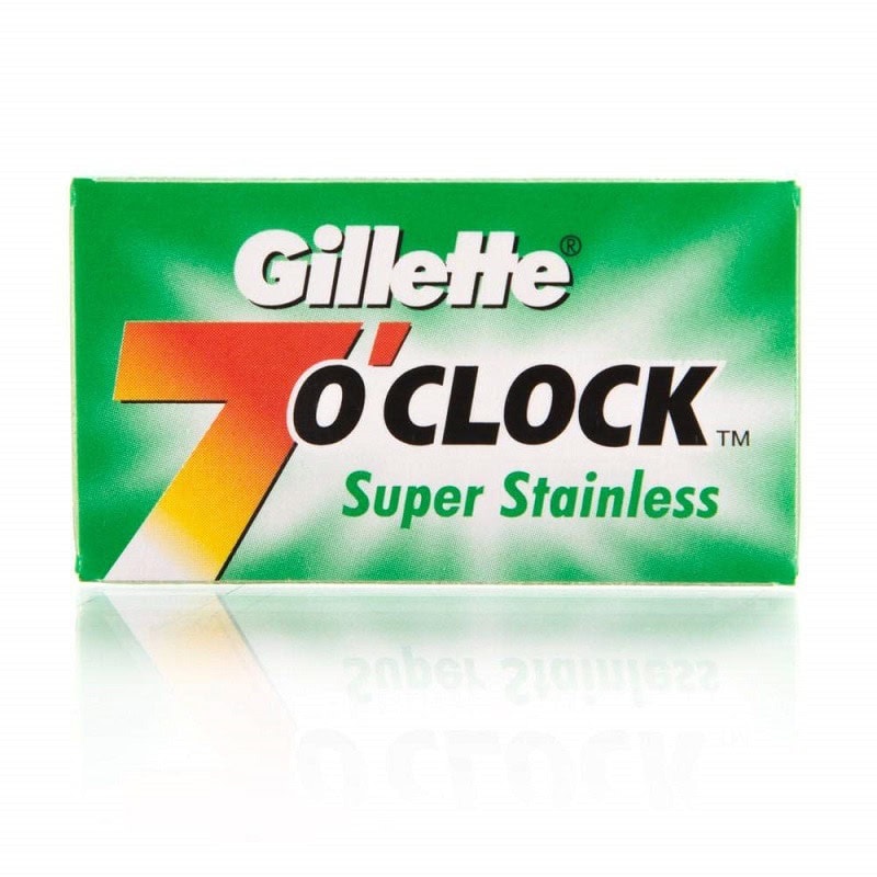 Lamette da Barba Gillette 7 O'clock Super Stainless 5pz