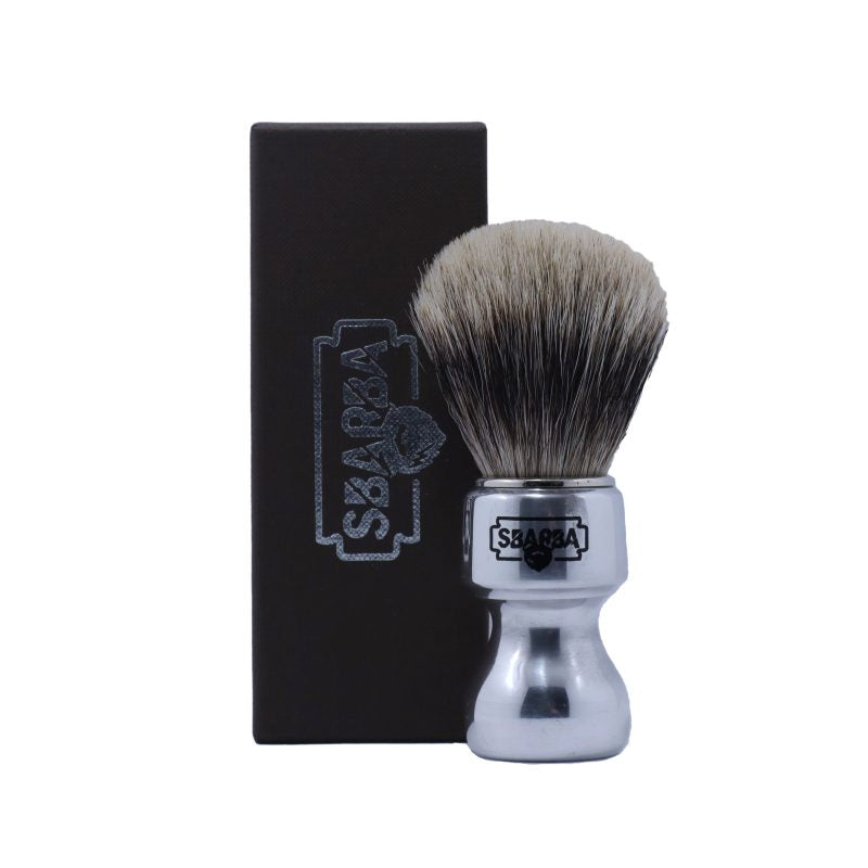 Pennello da Barba Nobile Silver Two Band - Sbarba