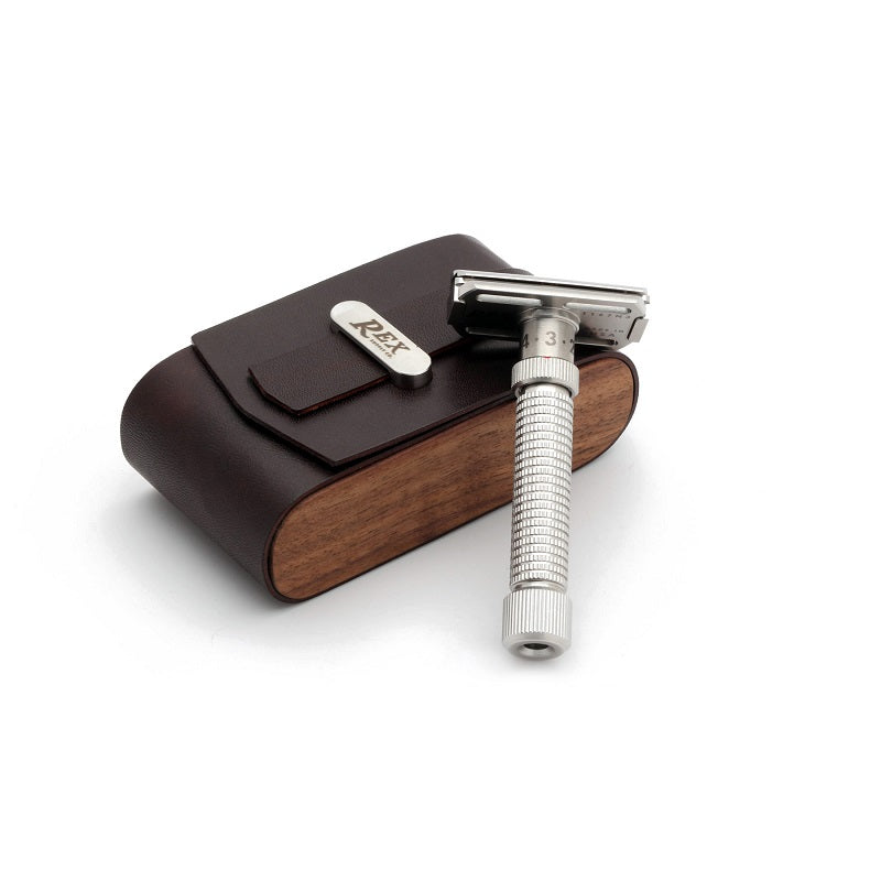 Custodia Rex in Pelle e Legno di Noce XL