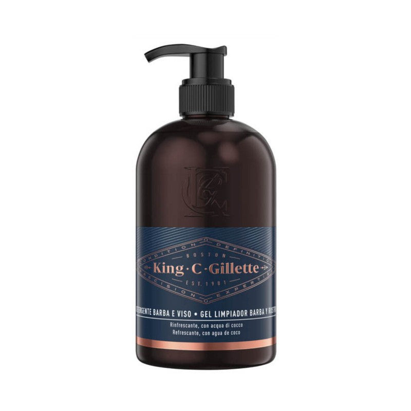 Detergente Viso e Barba Gillette King C. 350ml