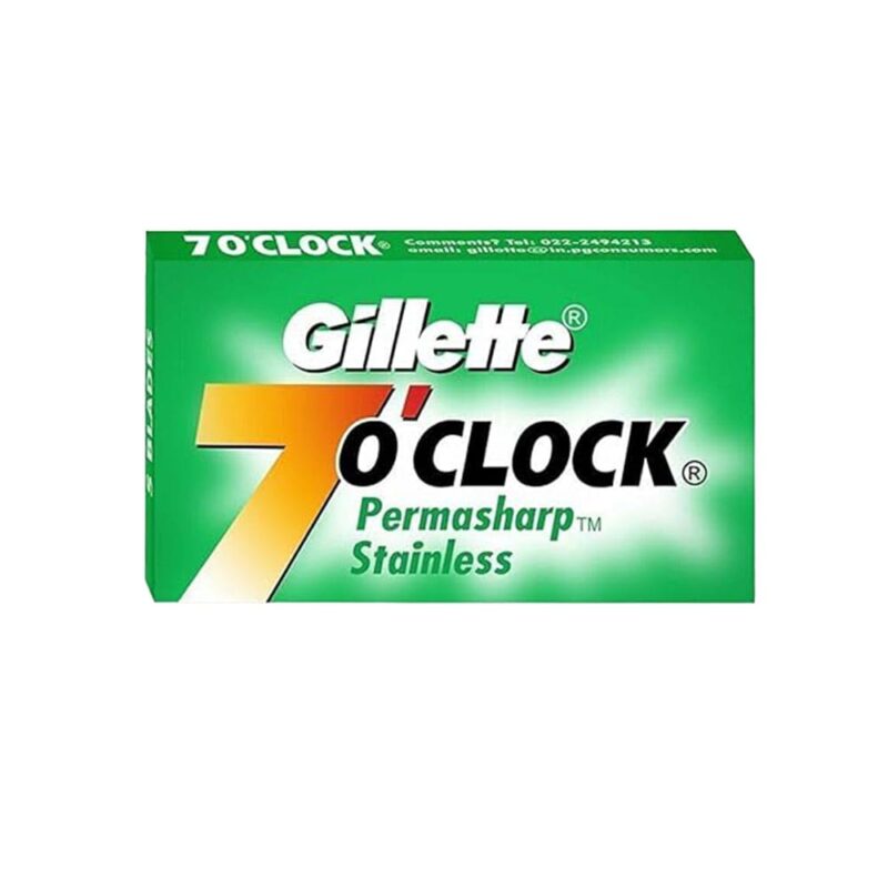 Lamette da Barba Gillette 7 O'clock Permasharp Stainless 10pz