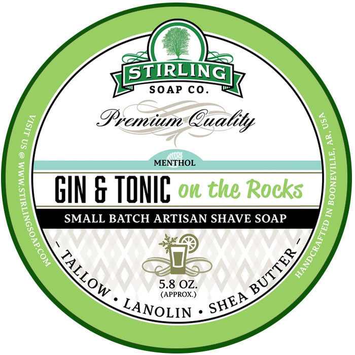 Sapone da Barba Stirling Gin & Tonic 170ml