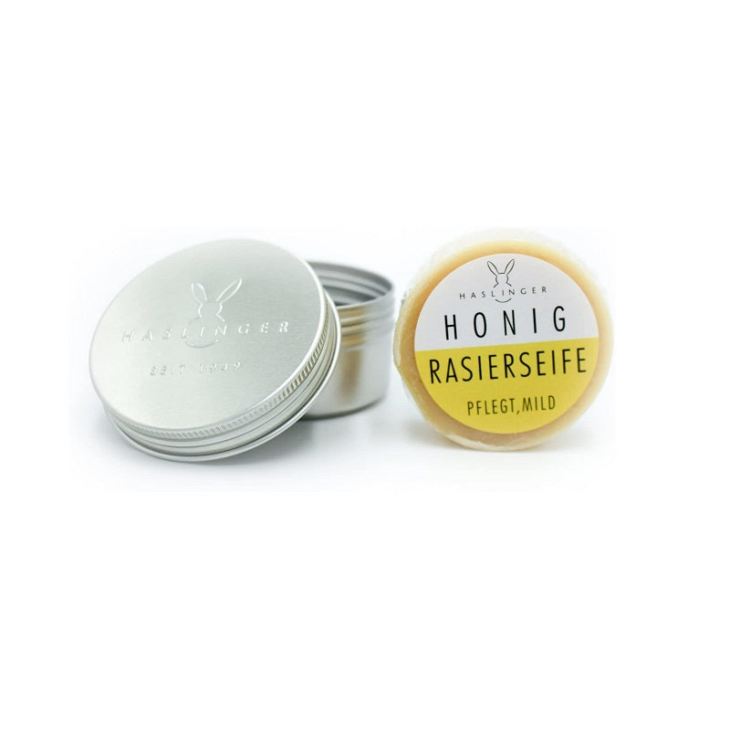 Sapone da Barba Haslinger Miele 60gr con Ciotola