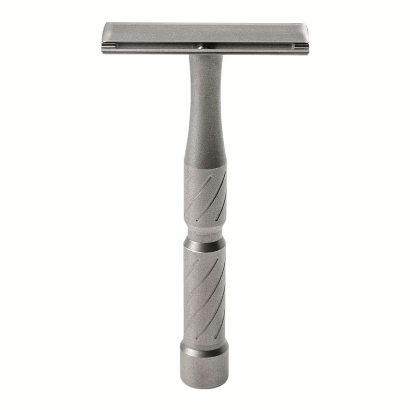 Rasoio di Sicurezza Blackland Vector Titanium Satinato