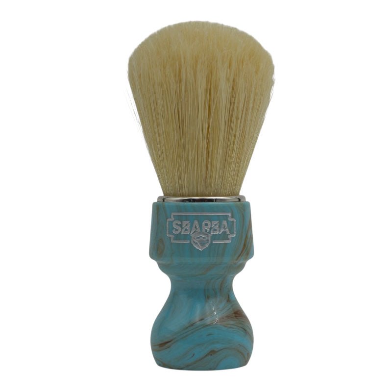 Pennello da Barba Nobile Azzurro Cielo Setola Premium - Sbarba