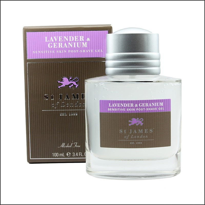 Aftershave Gel St James Lavander & Geranium 100ml