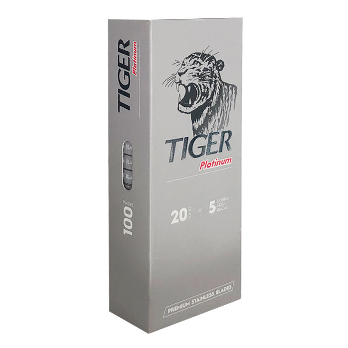 Lamette da Barba Tiger Platinum 100pz