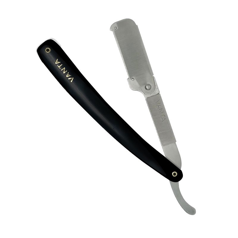 Rasoio a Mano Libera Vanta a Lame intercambiabili Mezza Lama Nero