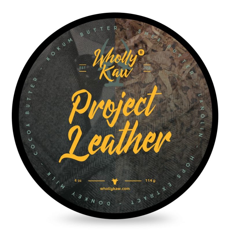 Sapone da Barba Wholly Kaw Project Leather 114gr