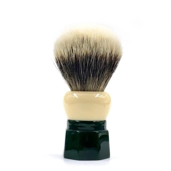 Pennello da Barba Yaqi Green Obsidian Two Band 24mm
