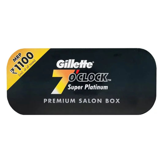 Lamette da Barba Gillette 7 O'clock Super Platinum 100pz