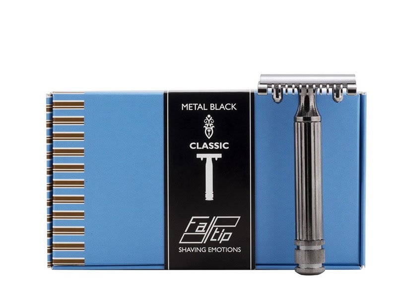 Rasoio di Sicurezza Fatip Metal Black Classic Originale 42109