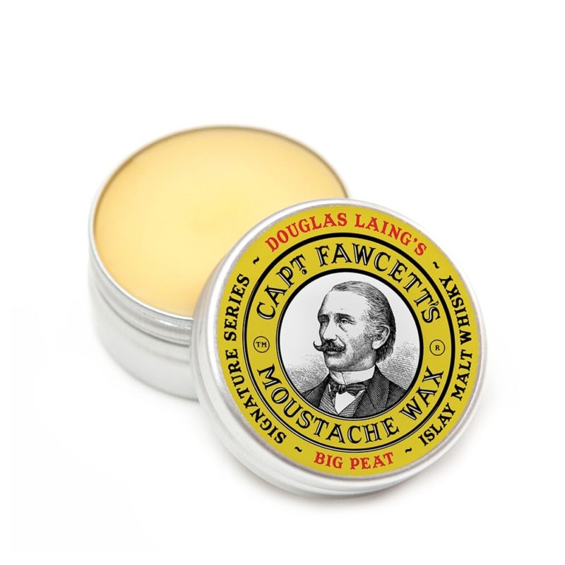 Cera per Baffi Capt Fawcett's Moustache Wax Big Peat 15ml