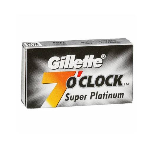 Lamette da Barba Gillette 7 O'clock Super Platinum 10pz