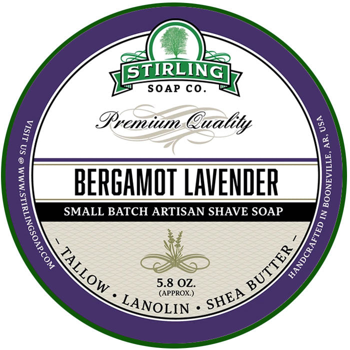 Sapone da Barba Stirling Bergamot Lavander 170ml