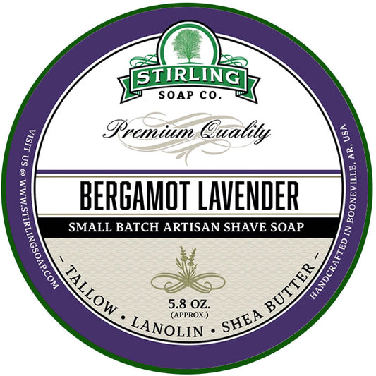 Sapone da Barba Stirling Bergamot Lavander 170ml