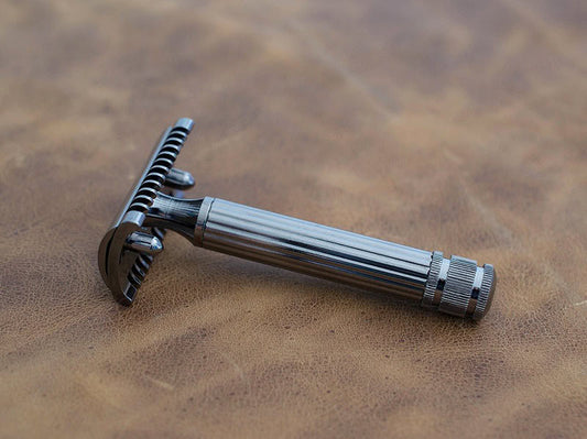 Rasoio di Sicurezza Fatip Metal Black Classic Originale 42109