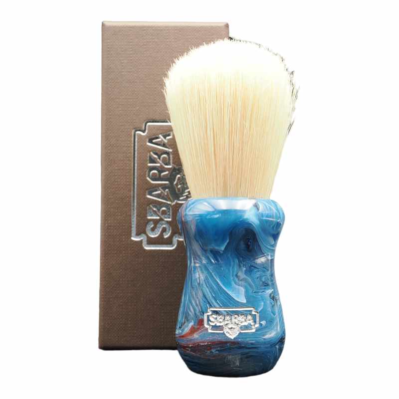 Pennello da Barba Classico Blu Oceano Setola Premium XB - Sbarba