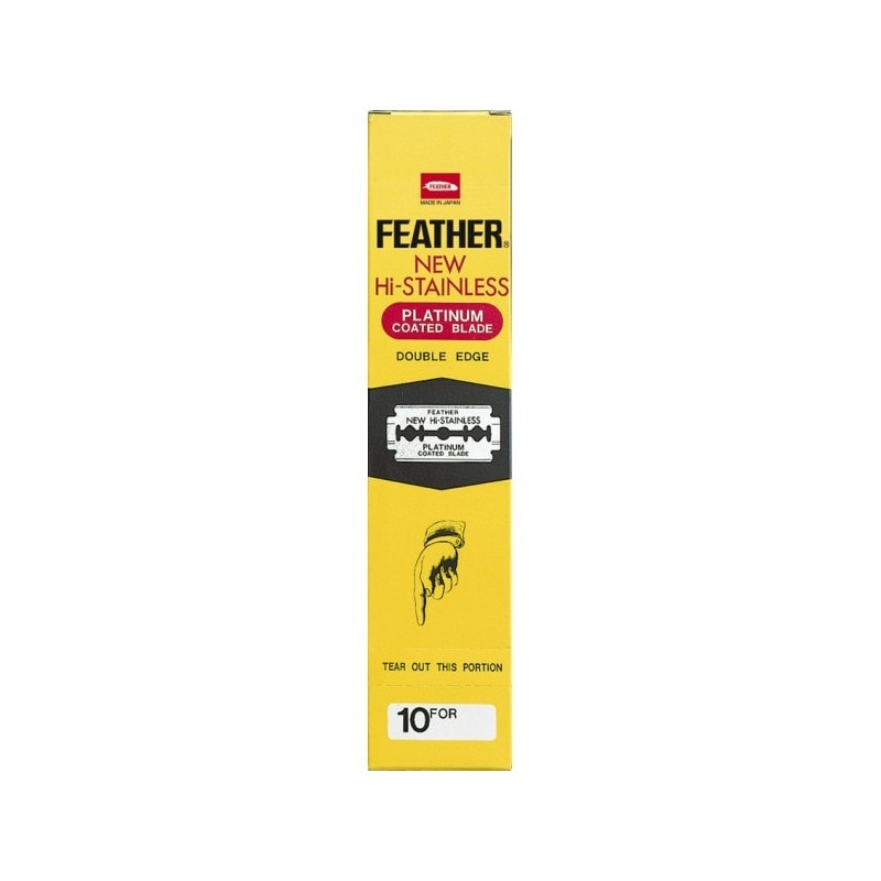 Lamette da Barba Feather Hi Stainless 200pz