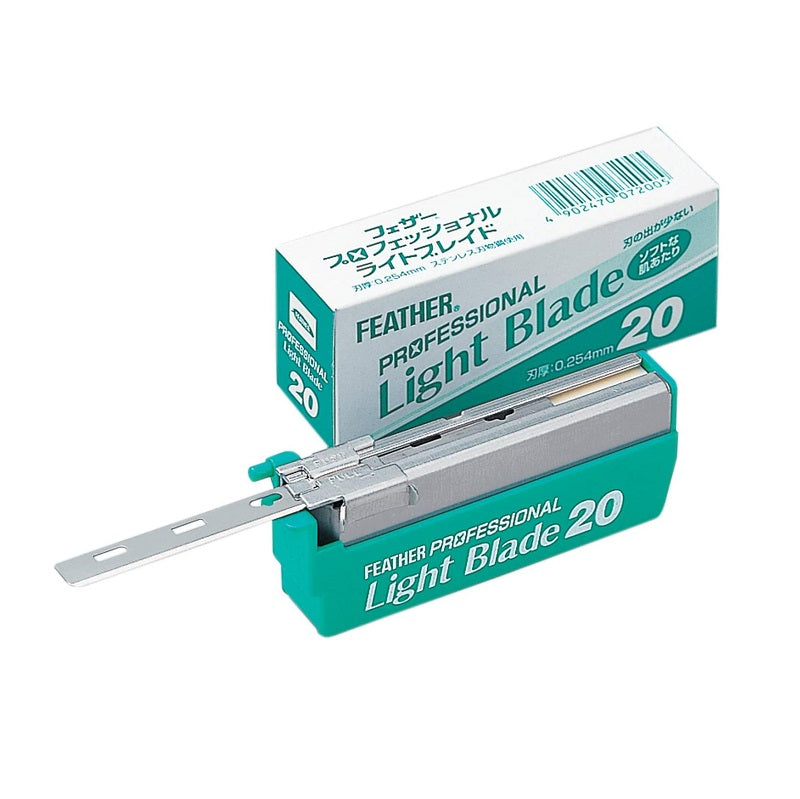 Lametta da Barba Feather Professional Light Blade 20pz