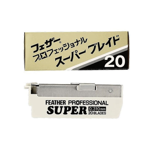Lamette da Barba Feather Professional Super Blade 20pz