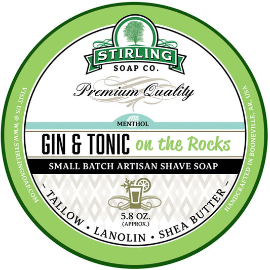 Sapone da Barba Stirling Gin & Tonic 170ml