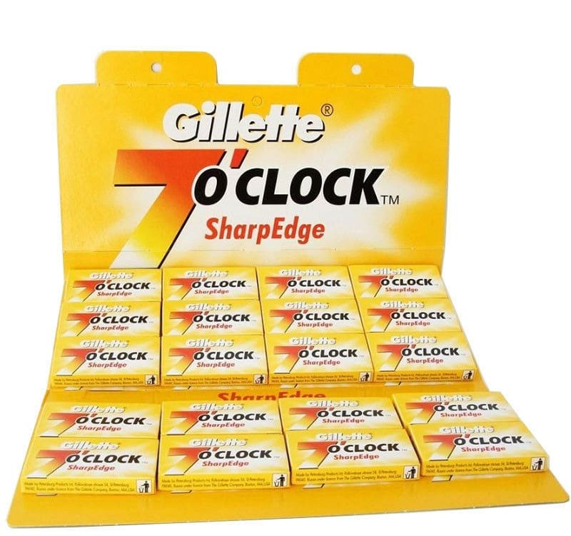 Lamette Gillette 7 O'clock SharpEdge 100pz
