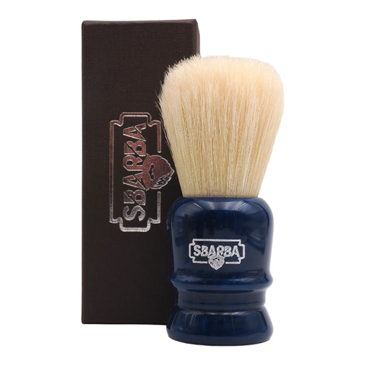 Pennello da Barba Grosso Blu Notte Setola Premium - Sbarba