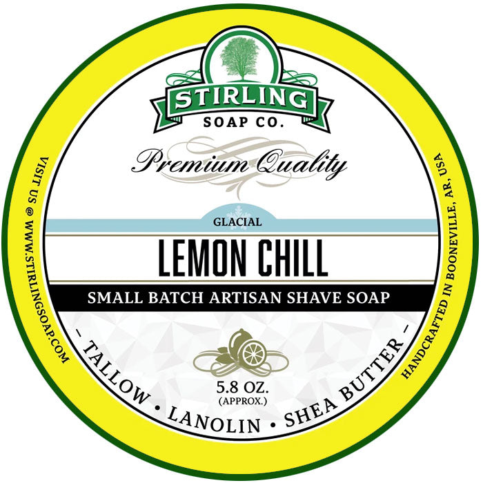 Sapone da Barba Stirling Glacial Lemon Chill 170ml