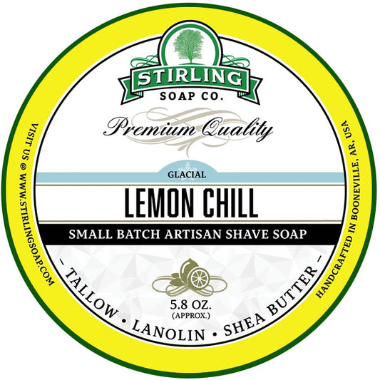 Sapone da Barba Stirling Glacial Lemon Chill 170ml