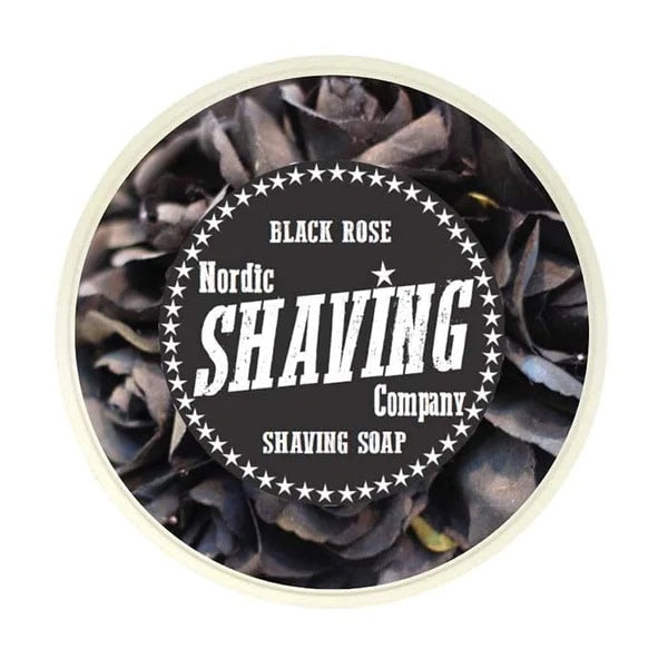 Sapone da Barba Nordic Shaving Soap Black Rose Activated Charcoal 140gr