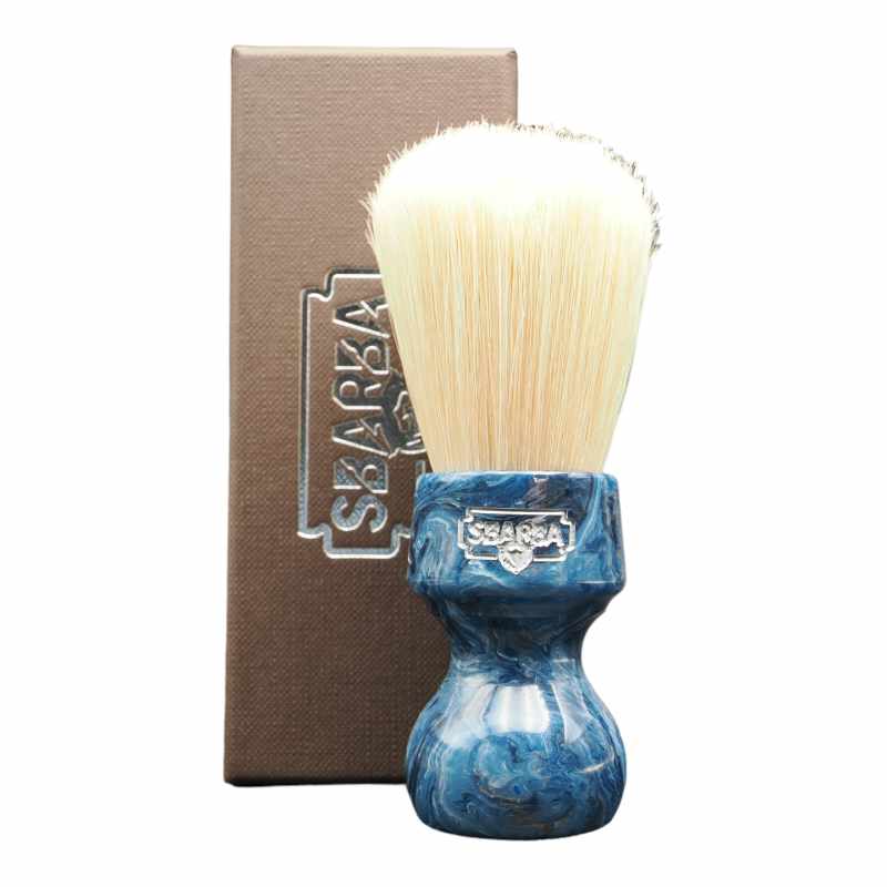 Pennello da Barba Nobile Blu Oceano Setola Premium XB - Sbarba