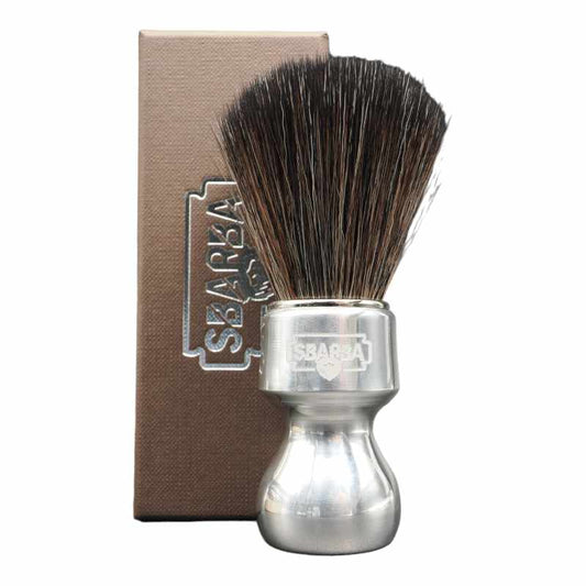 Pennello da Barba Nobile Silver Sintetico Horse - Sbarba