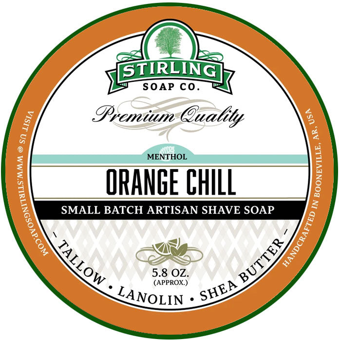 Sapone da Barba Stirling Orange Chill 170 ml