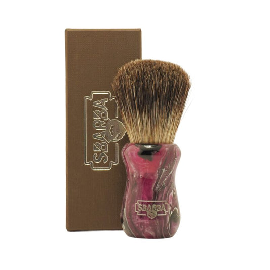 Pennello da Barba Classico Magenta Misto Setola e Tasso XB - Sbarba