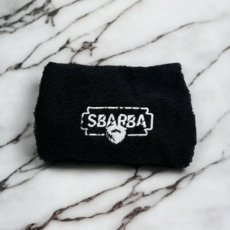 Salvietta da Barba in Cotone con Logo Sbarba