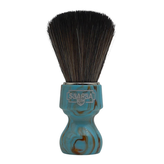Pennello da Barba Nobile Azzurro Cielo Sintetico Horse - Sbarba