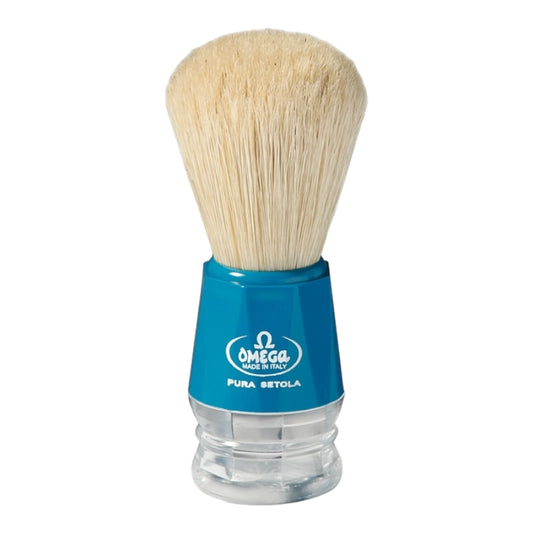 Pennello da Barba Omega in Setola 10018 azzurro