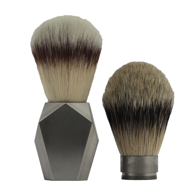 Pennello da Barba Rex Deco Stainless Sintetico