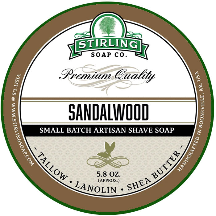 Sapone da Barba Stirling Sandalwood 170ml