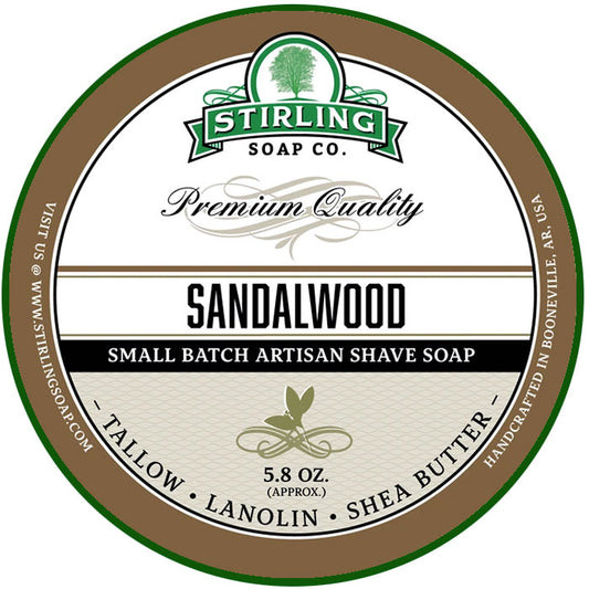 Sapone da Barba Stirling Sandalwood 170ml