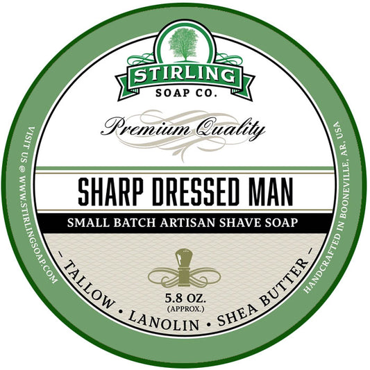 Sapone da Barba Stirling Sharp Dressed Man 170ml