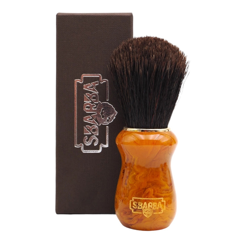 Pennello da Barba Classico Miele Cavallo - Sbarba