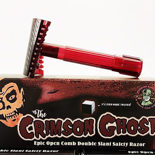 Rasoio di Sicurezza P.A.A. Crimson Ghost Slant Open Comb