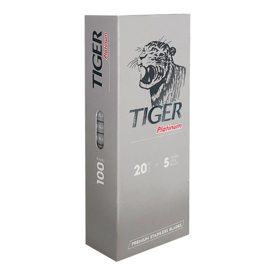 Lamette da Barba Tiger Platinum 100pz