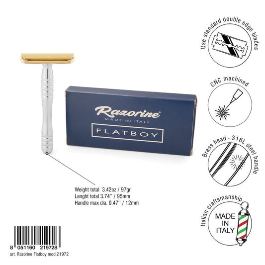 Rasoio di Sicurezza Razorine Flatboy 72