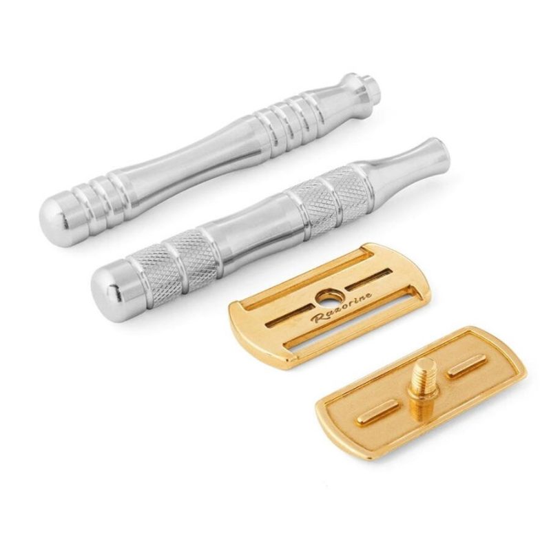 Rasoio di Sicurezza Razorine Flatboy 2 Manici Special Pack