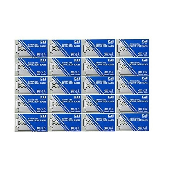 Lamette da Barba Kai Stainless Steel 100pz